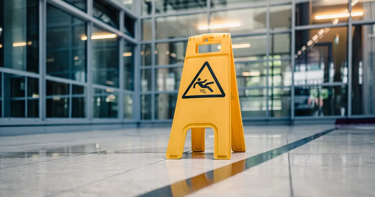 wet floor sign